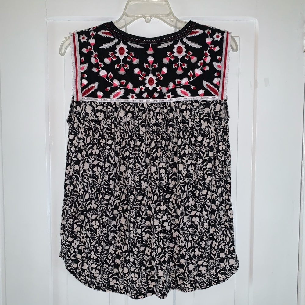 Anthropologie One September Austin Embroidered Top - Picture 8 of 16